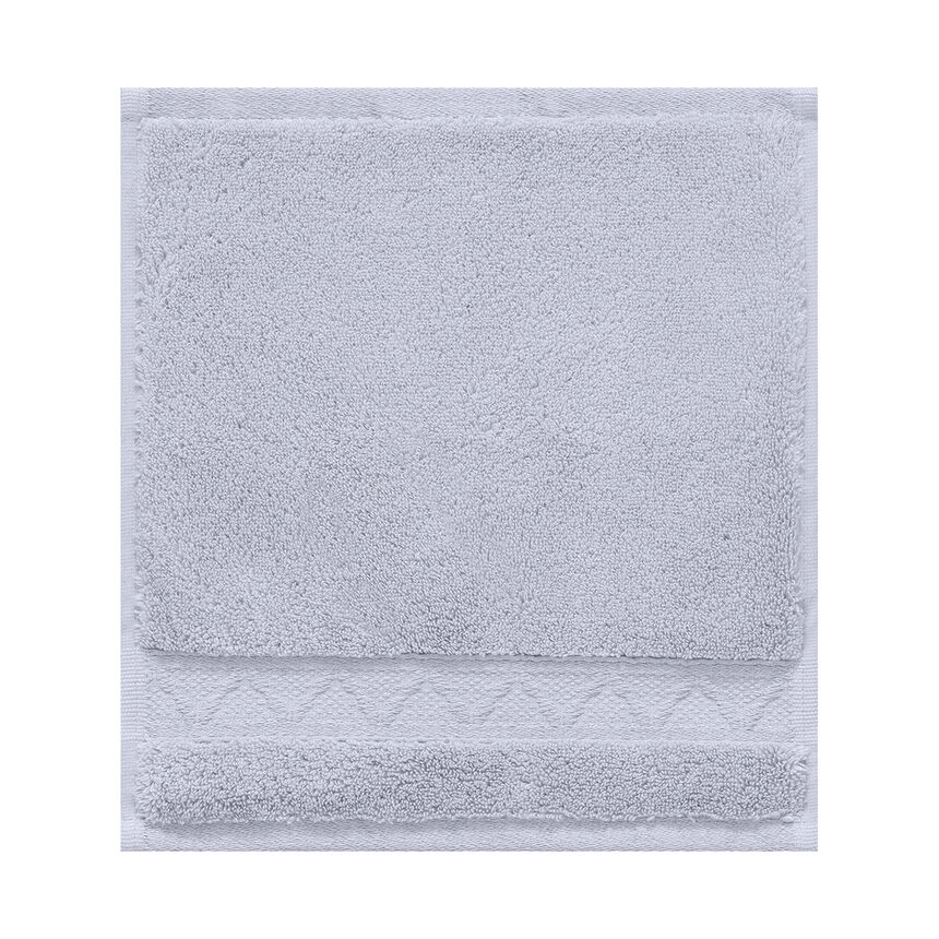 Carr&eacute; visage Caresse Voile gris&eacute; 30x30 100% coton, , hi-res image number 0