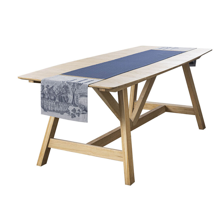 Chemin de table Festin Cristal 50x150 100% coton, , hi-res image number 2