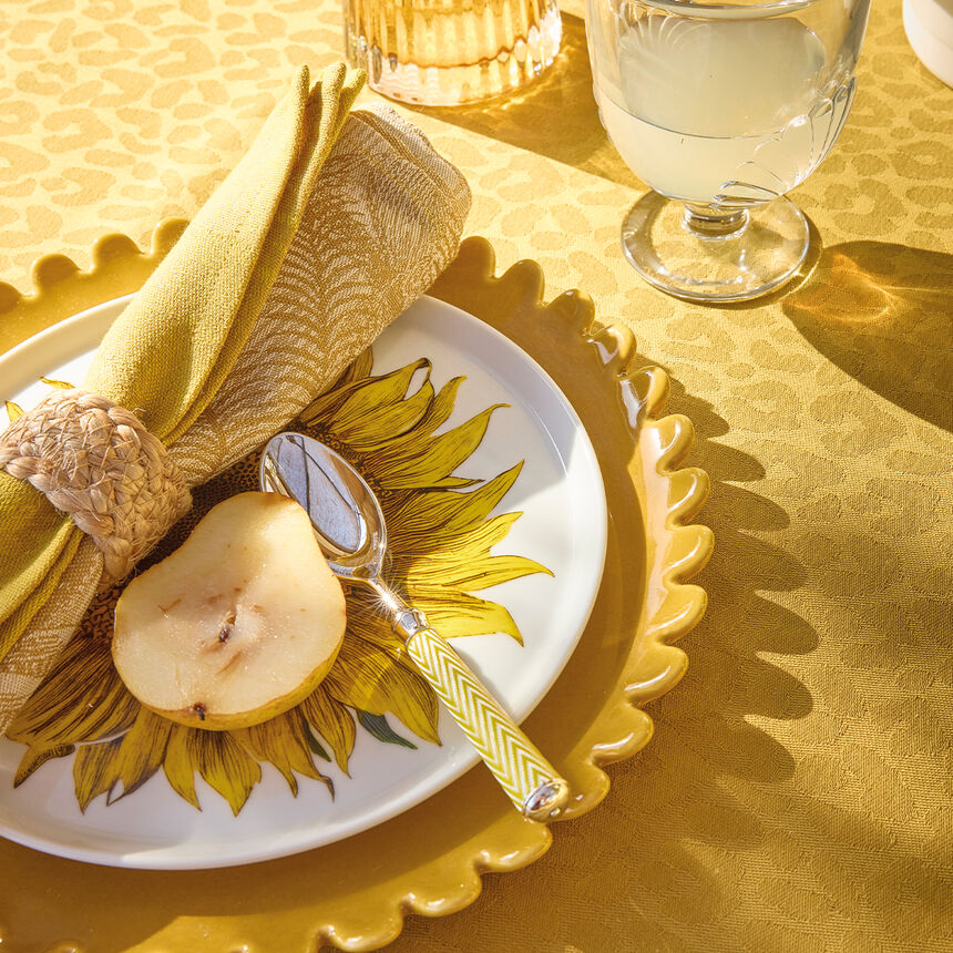 Serviette de table Sinhar&acirc;ja Fauve 50x50 100% coton, , hi-res image number 3