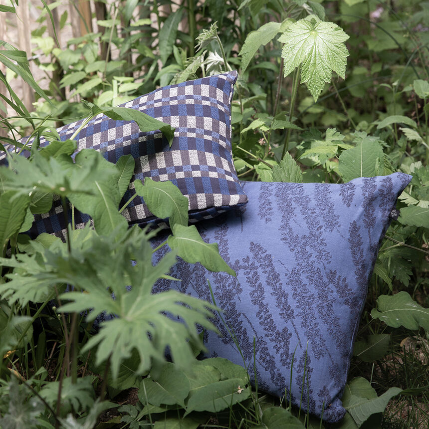 Housse de coussin Origin Rythme Denim 30x50 100% coton, , hi-res image number 0