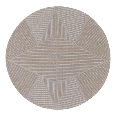 Set de table Club Etoile Naturel &Oslash;42 89% coton / 11% lin