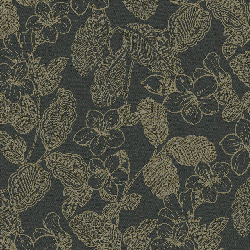 Serviette de table Sulawesi Fleurs Canop&eacute;e 50x50 100% coton, longues fibres, , hi-res image number 0