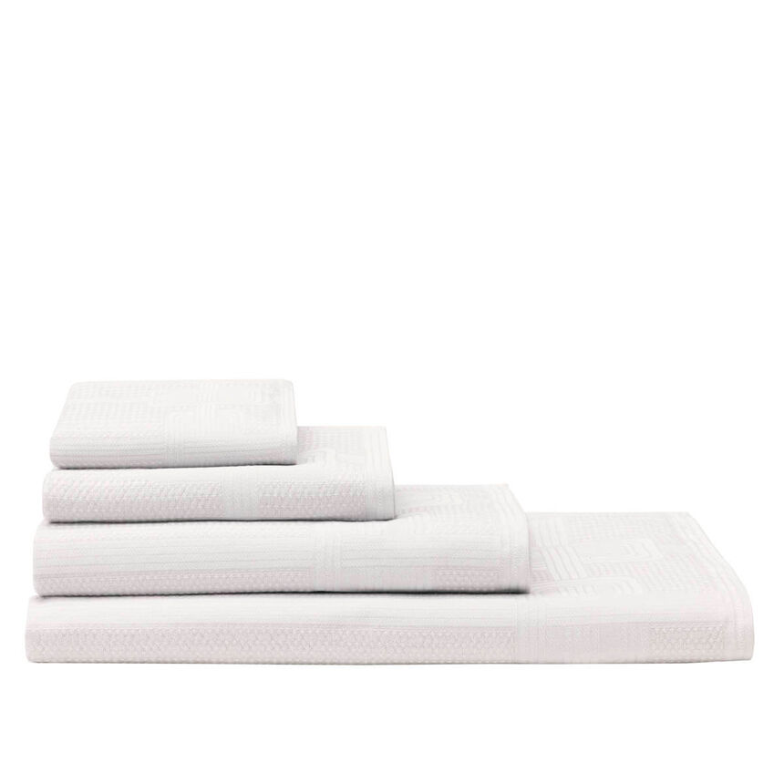Serviette invit&eacute; H&ocirc;tel particulier Stuc 30x50 100% coton, longues fibres, , hi-res image number 2