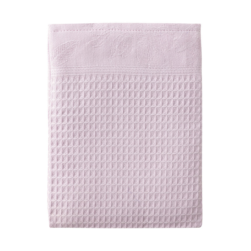 Gant de toilette Pois de senteur Rose 15x22 100% coton, , hi-res image number 0