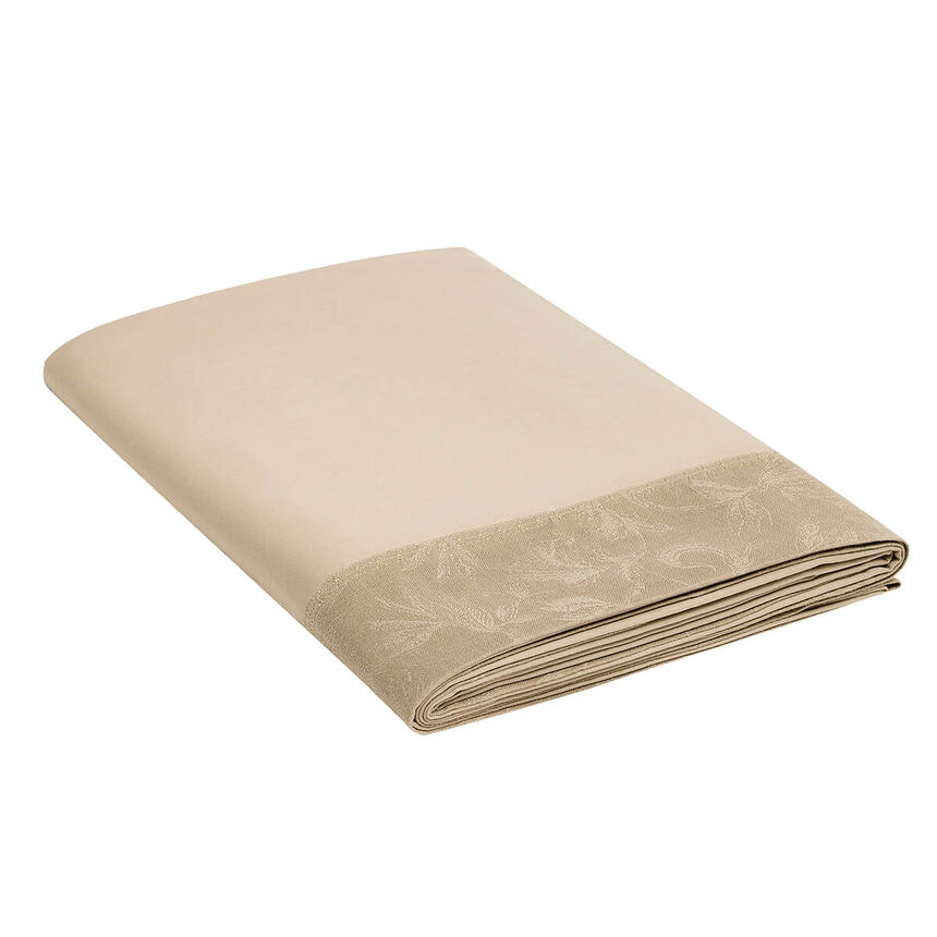Drap plat Arabesque Sepia 240X300 50% coton - 50% lin, , hi-res image number 0
