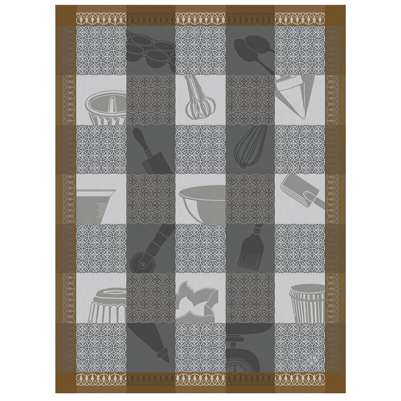 Torchon chef pâtissier Mosaïque equinoxe 60x80 100% coton, , hi-res image number 0