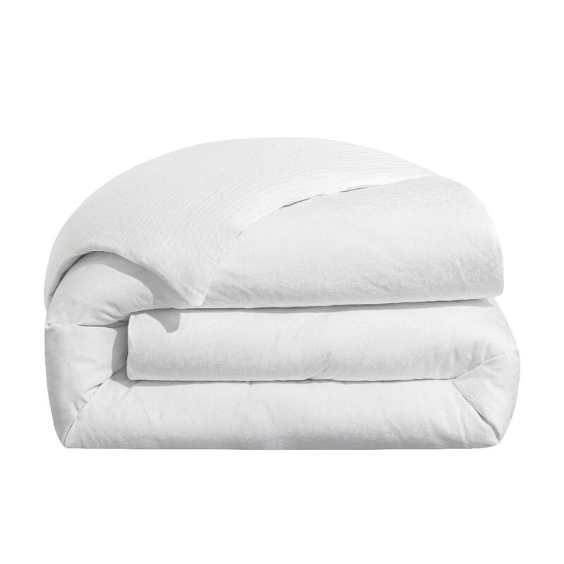 Housse de couette  Portofino Bianco 135X200 100% coton, , hi-res