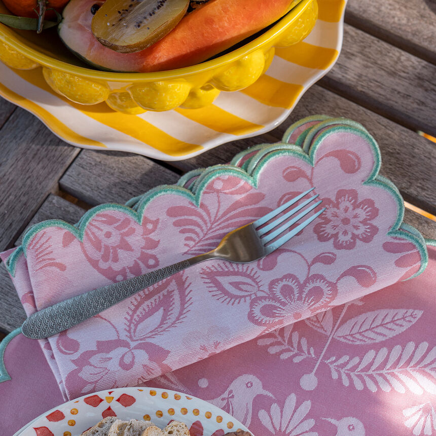 Serviette de table Alegria Sorbet 50x50 100% coton, longues fibres, , hi-res image number 0