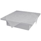 Nappe Duchesse Blanc 175x175 100% coton, , hi-res image number 1