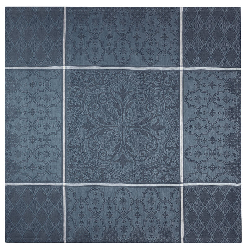 Nappe Armoiries Céruléen 175x175 100% lin, , hi-res image number 2