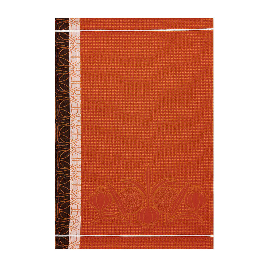 Essuie-mains L'ail Orange 38x54 100% coton, , hi-res image number 0