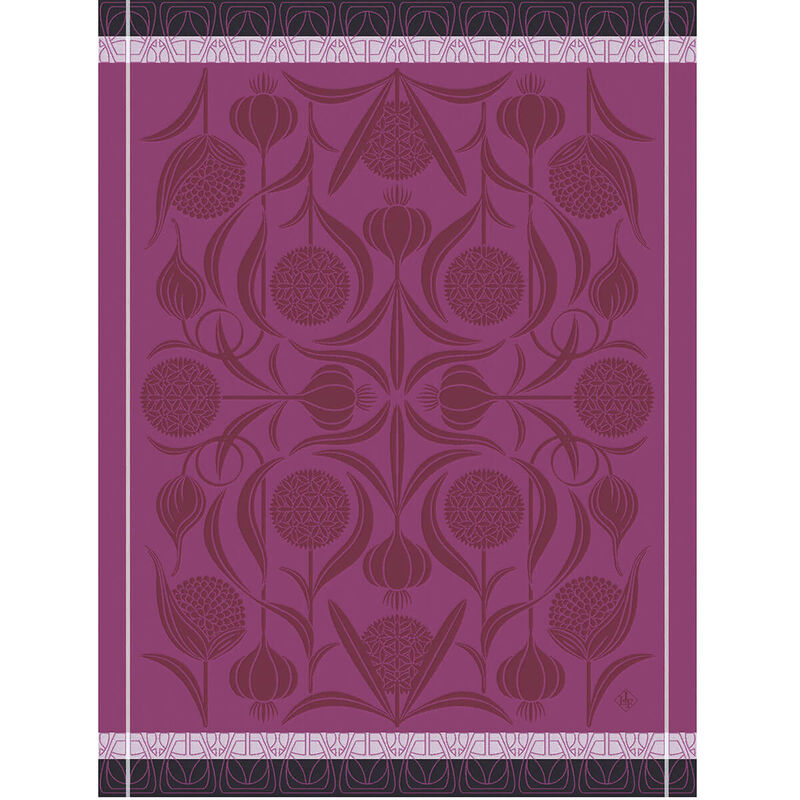 Torchon L'ail Rose 60x80 100% coton, , hi-res image number 0
