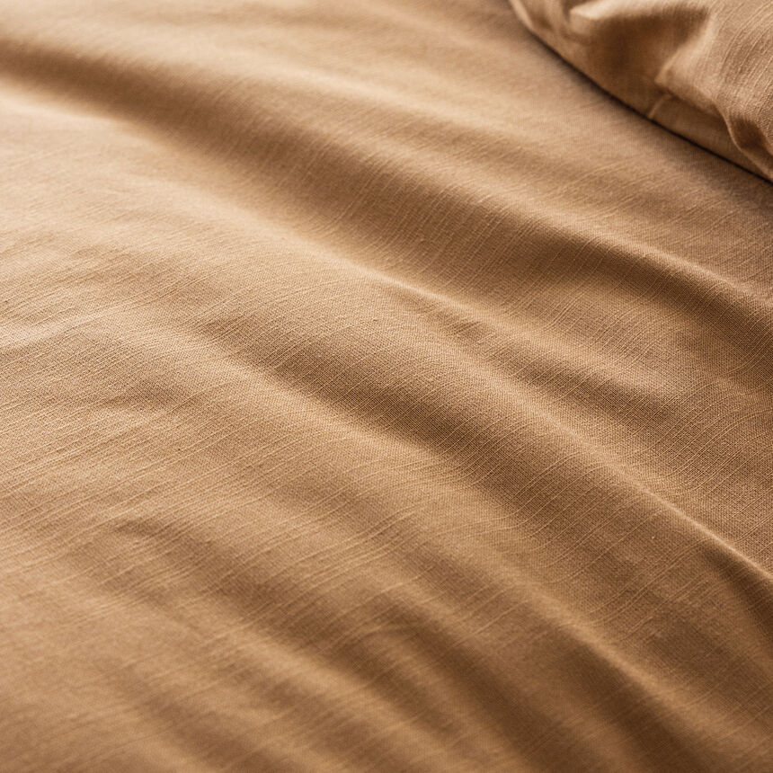Housse de couette  Eclat Cannelle 135X200 100% coton, , hi-res image number 3