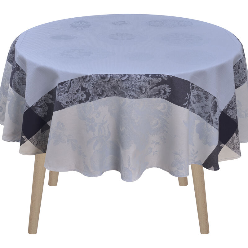 Nappe À la Française Eau 175x175 100% coton, , hi-res image number 1