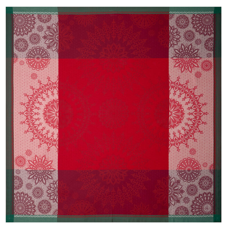 Nappe Lumières d'étoiles Rubis 175x175 100% coton, , hi-res image number 4