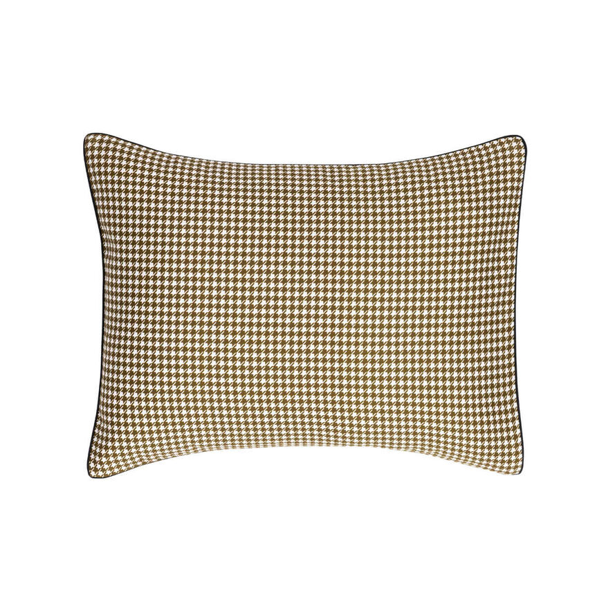 Taie d&eacute;corative Savile row Pied de poule Mayfair 30X41 100% coton, longues fibres, , hi-res image number 1