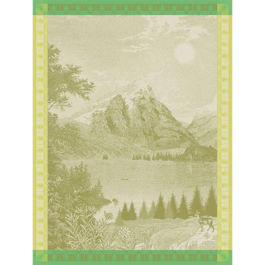 Torchon Altitude Sapin 60x80 100% coton, , hi-res image number 0