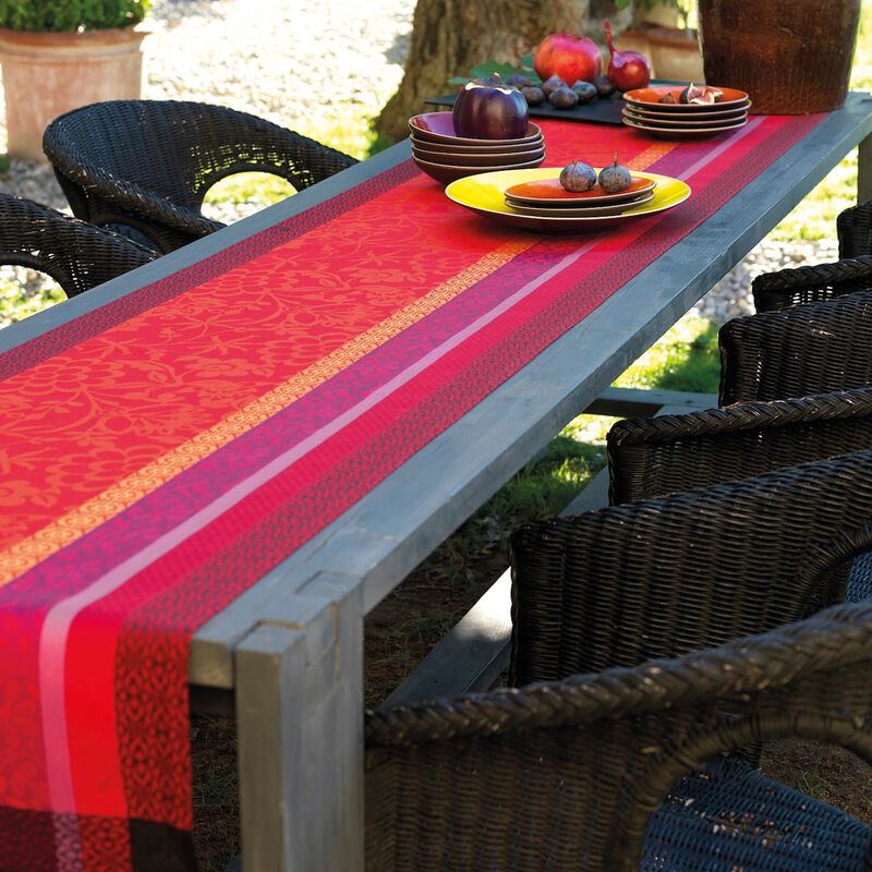 Chemin de table Provence Gariguette 55x150 100% coton, , hi-res image number 0