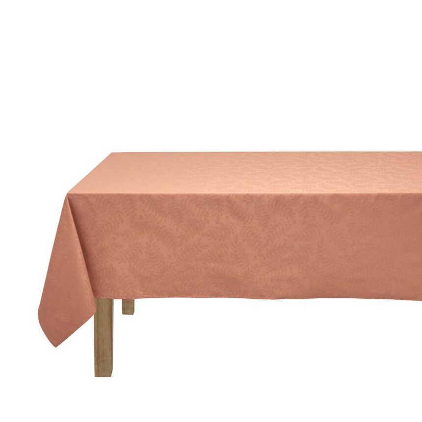 Nappe enduite Vegetal mood Papaye 175x175 100% coton, longues fibres, , hi-res image number 1