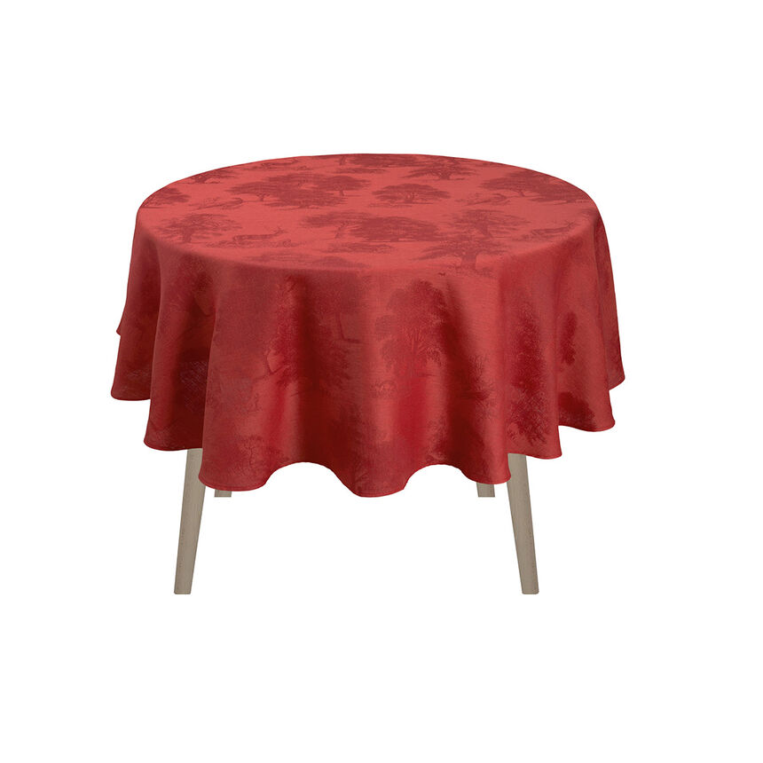 Nappe Souveraine  Carmin 175x175 100% lin, , hi-res image number 3