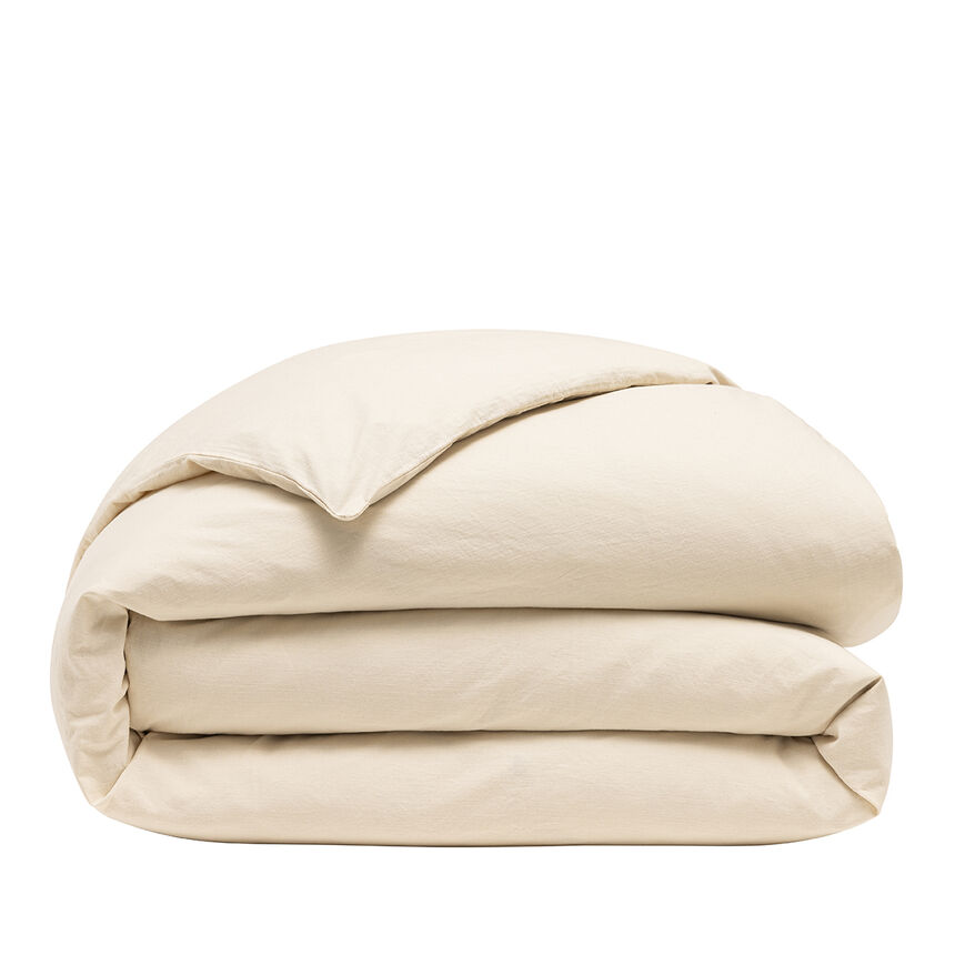 Housse de couette  Eclat Amande 135X200 100% coton, , hi-res image number 1