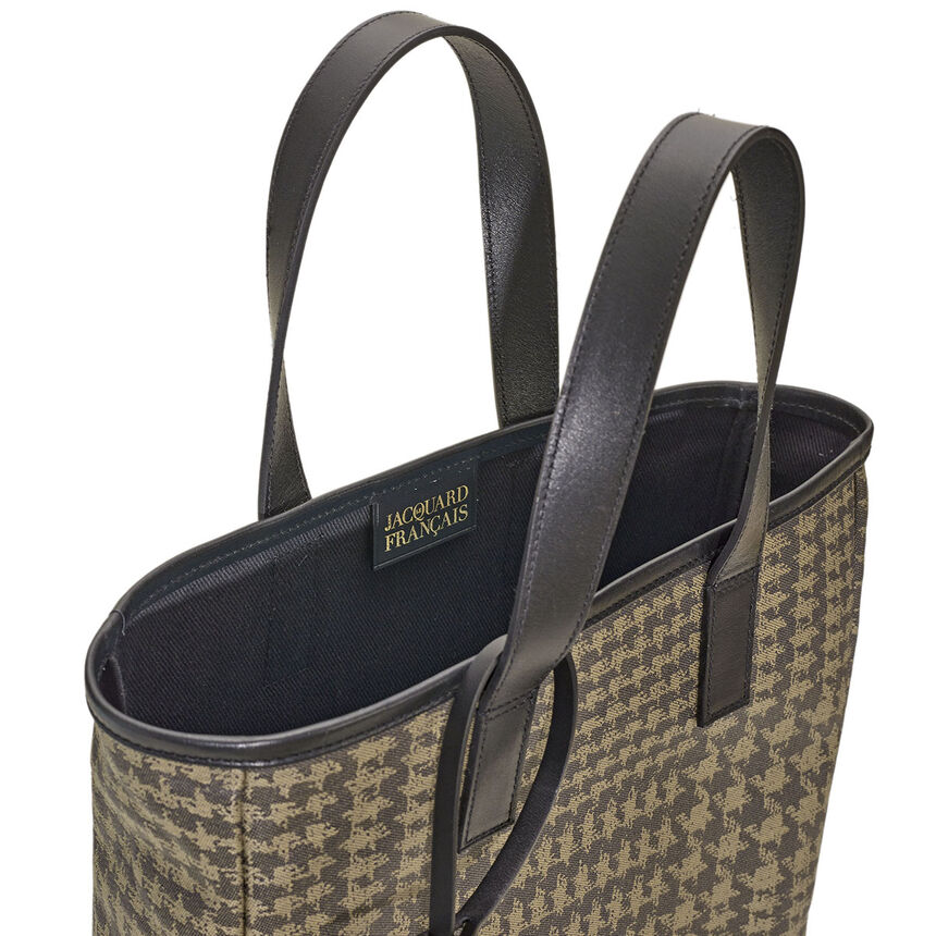 Cabas port&eacute; main Prince Beige  100% coton Enduction 80% acrylique / 20% polyur&eacute;thane . Garniture : Cuir de Bovin, , hi-res image number 4