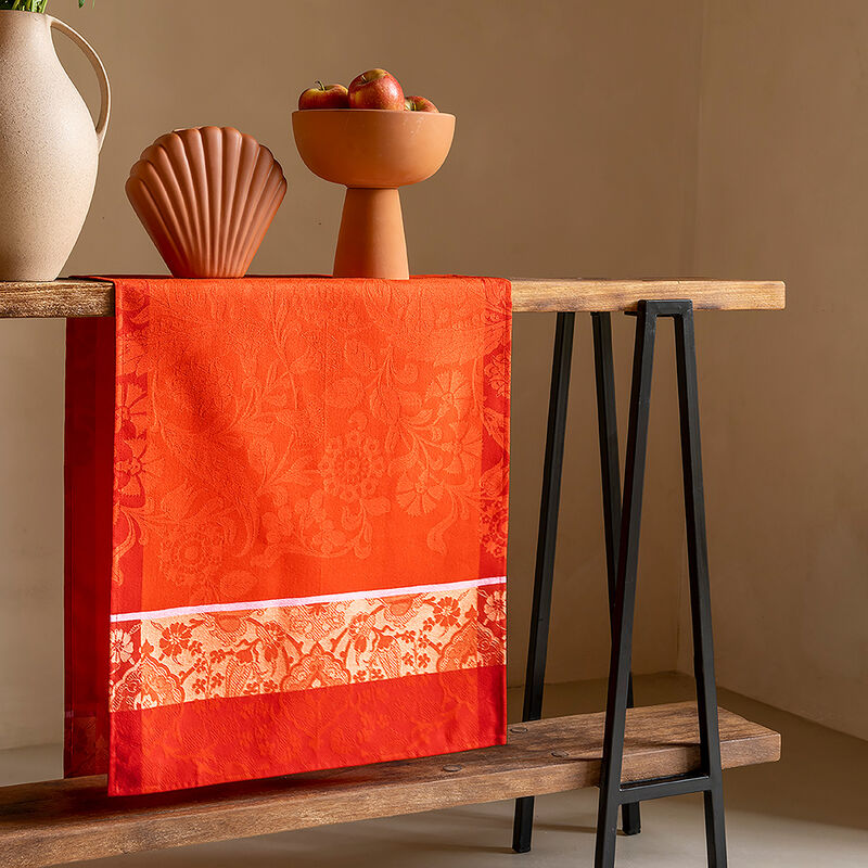 Chemin de table Voyage Iconique Coquelicot 50x150 100% coton, , hi-res