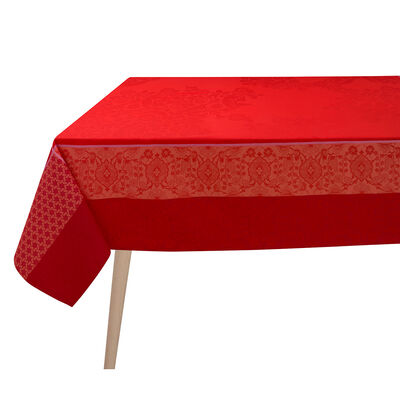 Nappe Voyage Iconique Coquelicot 173x173 100% coton