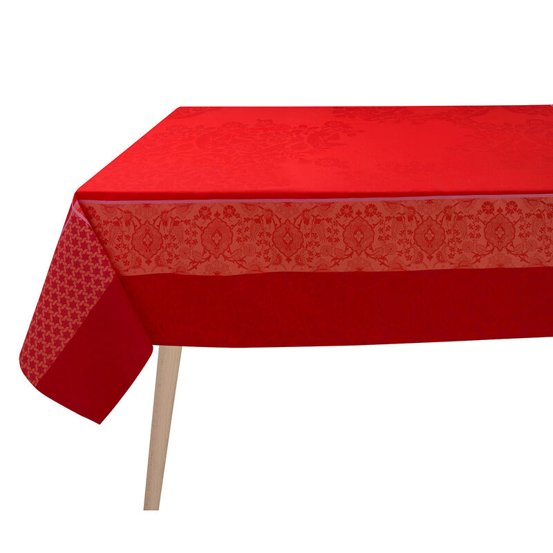 Nappe Voyage Iconique Coquelicot 173x173 100% coton, , hi-res