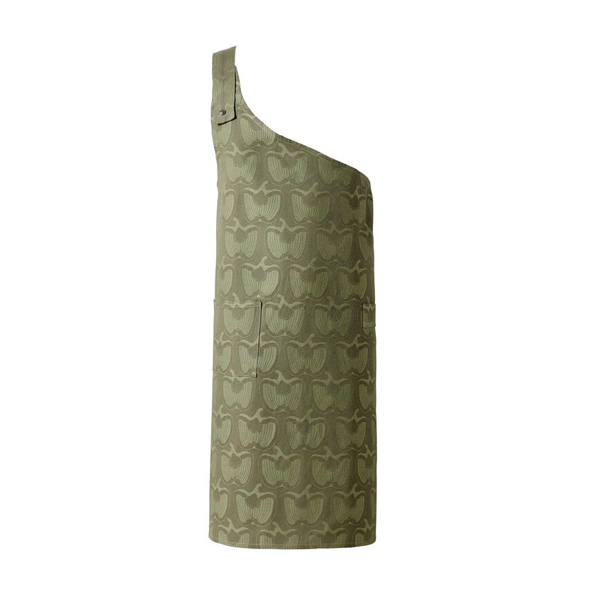 Tablier Braise Romarin 87x102 100% coton, longues fibres, , hi-res image number 1