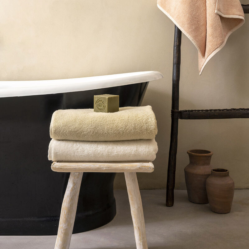 Serviette de toilette Argile Camomille 50x100 100% coton, , hi-res image number 1