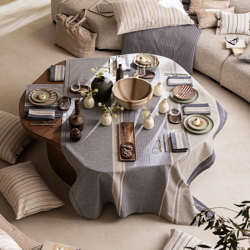 Set de table enduit Dune Touareg 50x36 92% coton - 8% lin, , hi-res image number 2