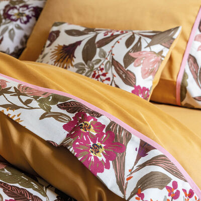 Drap plat Panache de fleurs Coton,  Drap plat Panache de fleurs Coton