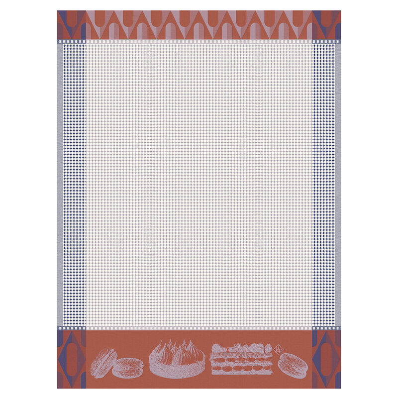 Essuie-mains P&acirc;tisseries Fran&ccedil;aises Guimauve 60x80 100% coton, , hi-res image number 0