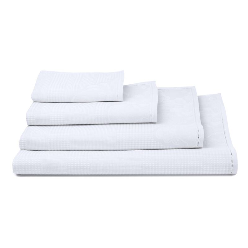 Serviette invité Volupté Blanc 30x50 100% coton, , hi-res image number 3