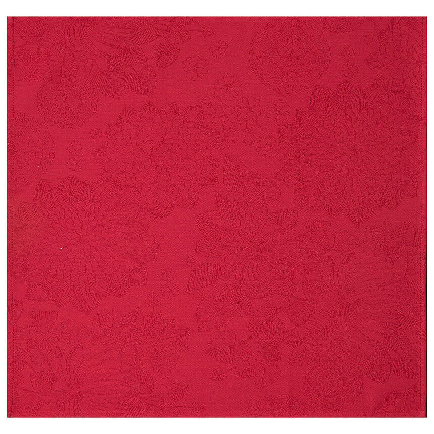 Serviette de table Marie-Galante Flamboyant 58x58 100% coton, , hi-res image number 0