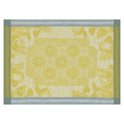 Set de table Jardin d'orient Cedrat 50x36 100% lin,  Set de table Jardin d'orient Cedrat 50x36 100% lin