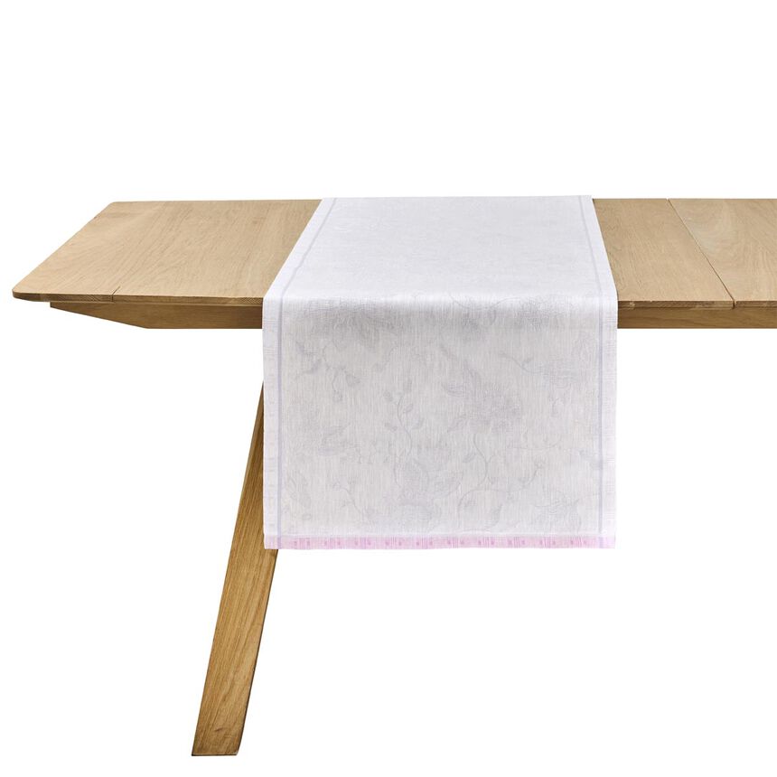 Chemin de table &Eacute;t&eacute; Indien Fresia 50x150 100% lin, longues fibres, , hi-res image number 0