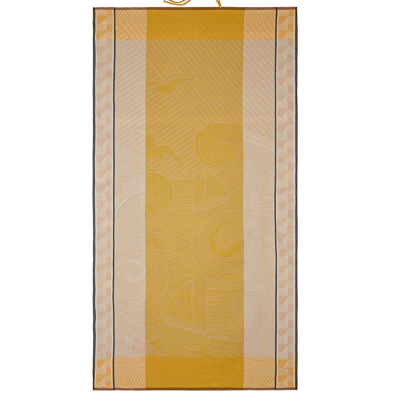 Drap de plage Baignade à Socoa Sable 100x200 100% coton, , hi-res image number 0