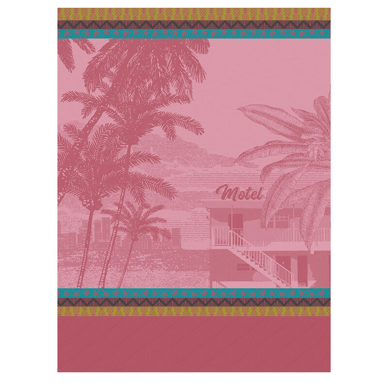 Torchon Voyage en Californie Bonbon 60x80 100% coton, , hi-res image number 0