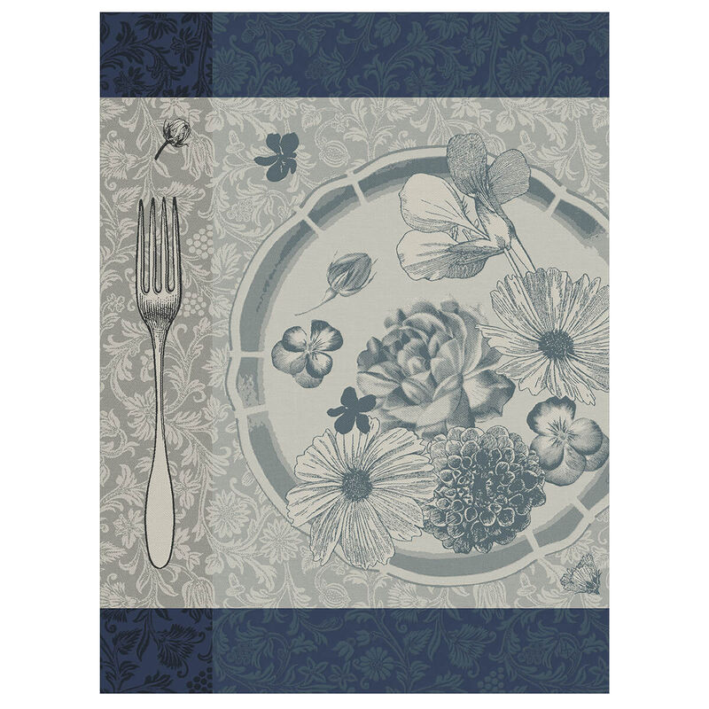 Torchon Fleurs à croquer Etamine 60x80 100% coton, , hi-res image number 0