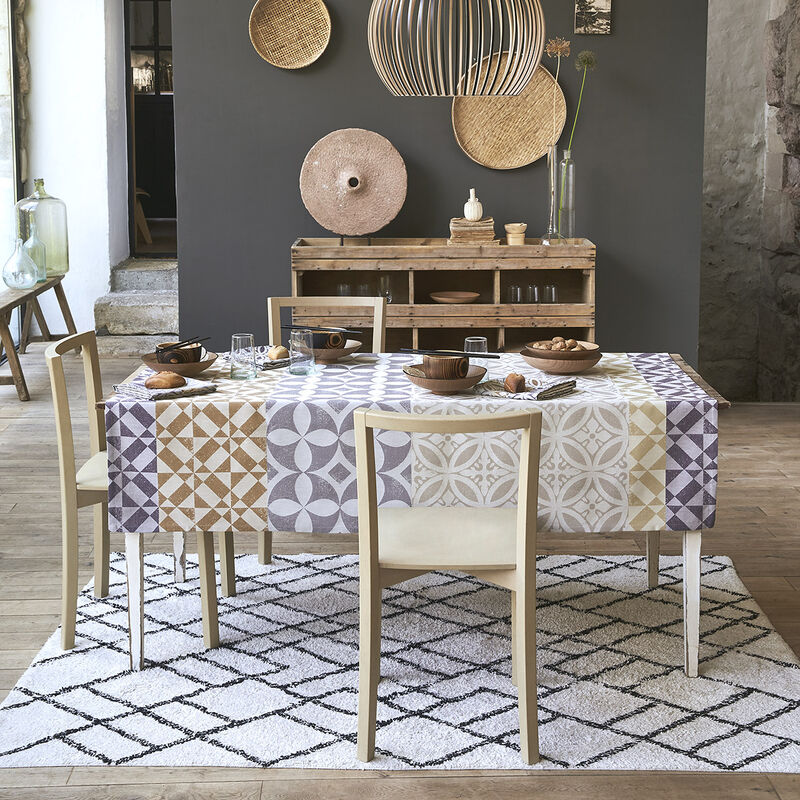 Nappe enduite Mosaïque enduite Coton, , hi-res image number 1