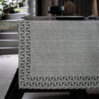 Nappe Empreintes Charbon 150x150 100% coton, , hi-res image number 4