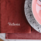 Serviette de table Vegetal mood Goji 50x50 100% coton, , hi-res image number 2