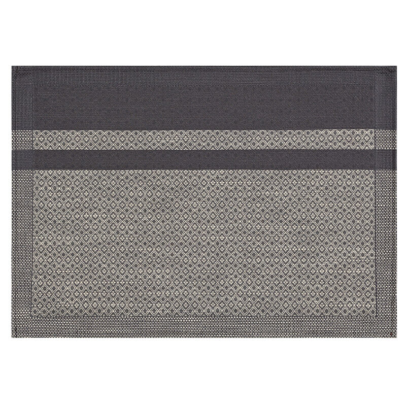 Set de table enduit Slow Life Cannage Carbone 50x36 89% coton / 11% lin, , hi-res image number 0