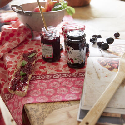 Torchon Cerises Coton
