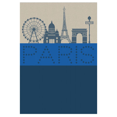 Torchon Paris Lumière Coton,  Torchon Paris Lumière Coton