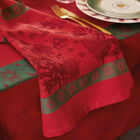 Serviette de table Sous les &eacute;toiles Houx 55x55 100% coton, longues fibres, , hi-res image number 0