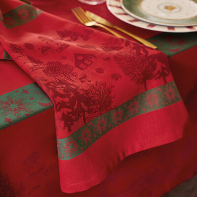 Serviette de table Sous les &eacute;toiles Coton