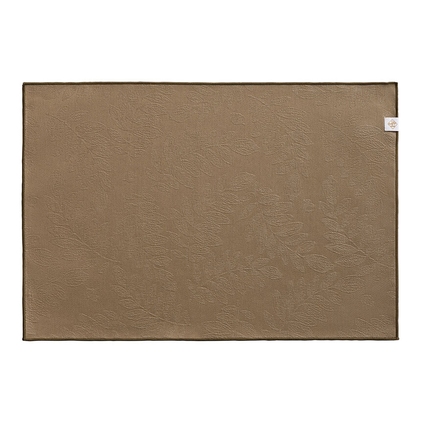 Set de table enduit Vegetal mood avec surjet bourdon Avocat 46x32 100% coton, longues fibres, , hi-res image number 0
